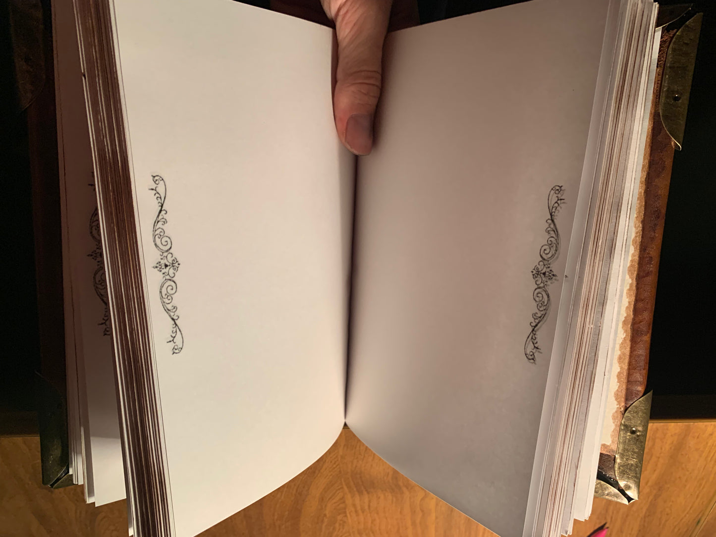 Vintage Heavy Rustic Leather Journal 400 pg - Now on display at the Ferry County Food Co-op in Republic, WA!