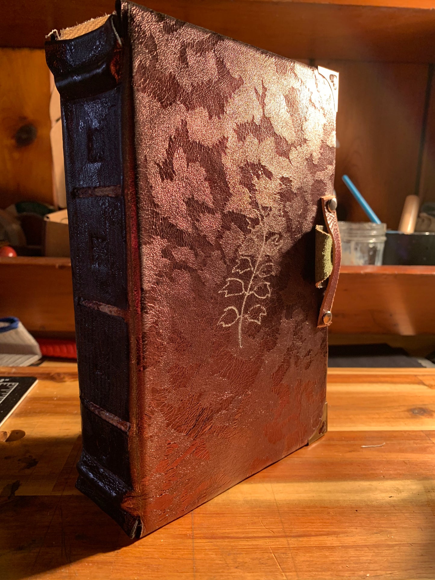 Metallic Brown Sketch Book