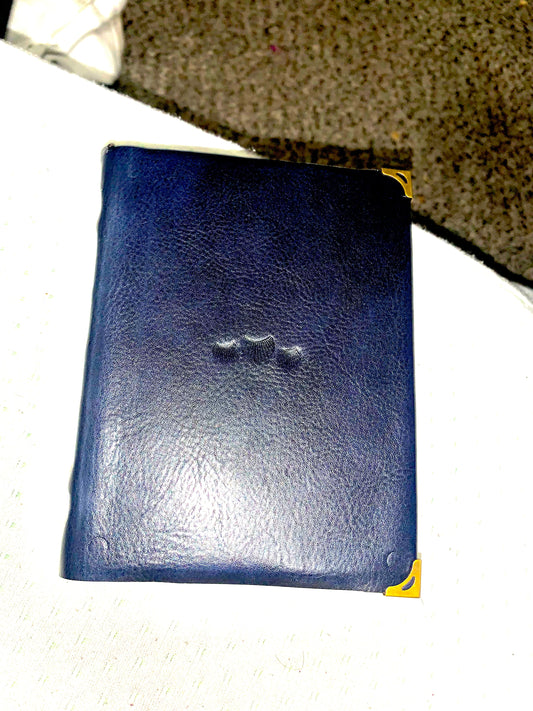 Deep Dark blue Vintage style 160 page journal - sold