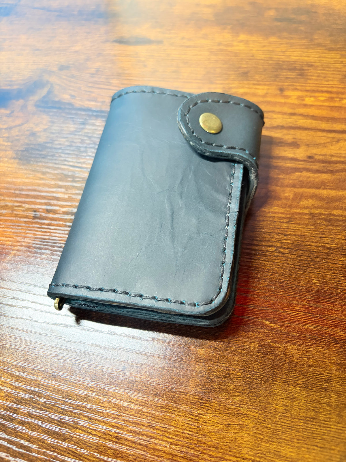 Handmade Bi-fold snap wallet