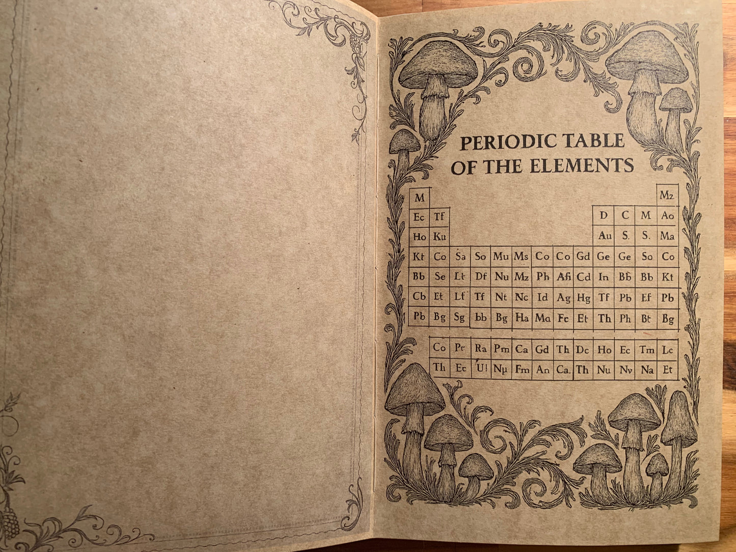 Corrupted Gatherers/Alchemists Journal Prototype - Now on display at the Ferry County Food Co-op in Republic, WA!