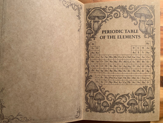 Corrupted Gatherers/Alchemists Journal Prototype - Now on display at the Ferry County Food Co-op in Republic, WA!